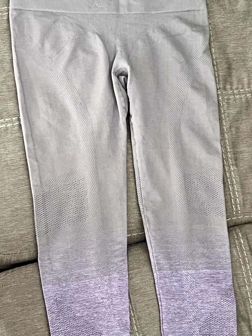 Champion Gray to Lavender Ombre Active Leggings